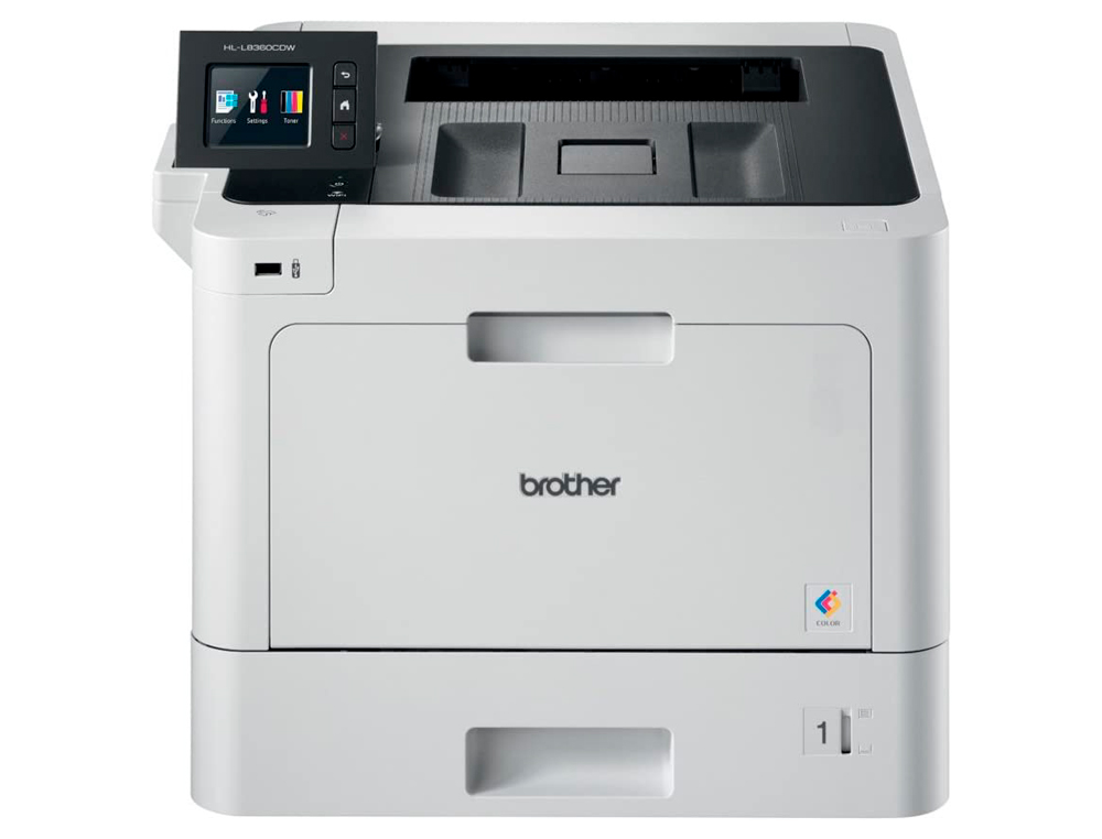IMPRESORA BROTHER HLL8360CDW LASER COLOR 31 PPM / 15 PPM BANDEJA ENTRADA 250H WIFI