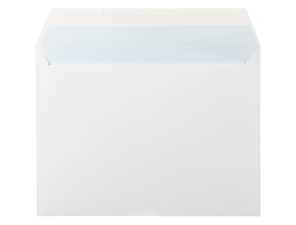 SOBRE LIDERPAPEL N.14 BLANCO DIN C4 229X324 MM TIRA DE SILICONA CAJA DE 250 UNIDADES